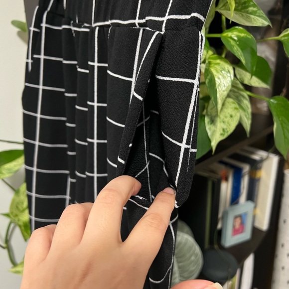 Shein | checkered office pants - Picture 3 of 3